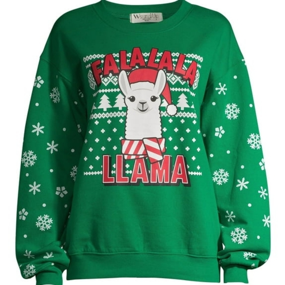UGLY CHRISTMAS Llama SWEATSHIRT Size XXXL 3X - Picture 1 of 4